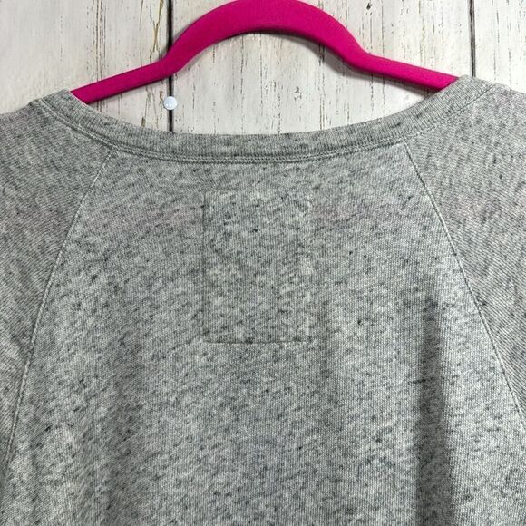 Express Love Sequined Sweater Gray Silver Festive Party Glam Long Sleeve Size M - Picture 9 of 12